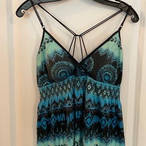 Criss cross back dress